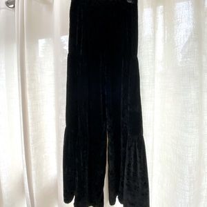 Free People Velvet Wide Leg Pants